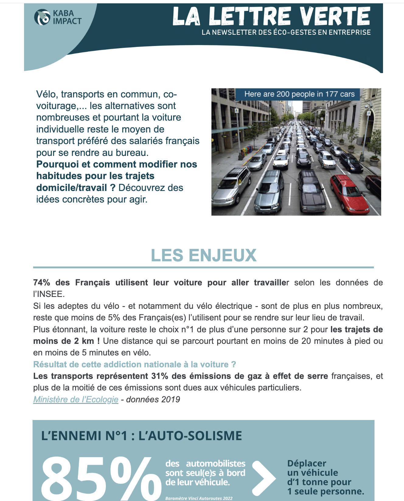 Newsletters et articles